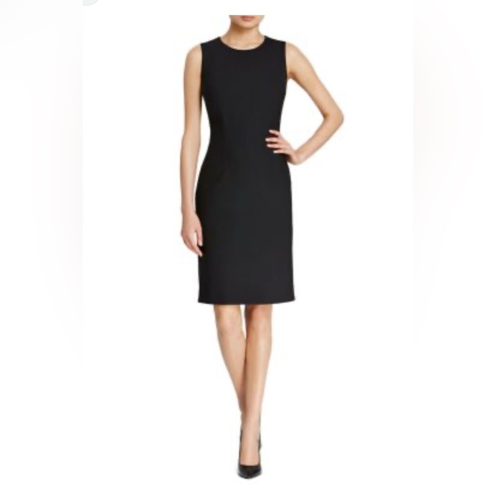 Boss Elegant Black Sleeveless Midi Dress